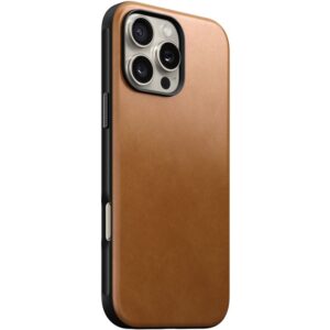 Nomad Modern Leather dėklas, english Tan-C - Apple iPhone 16 Pro Max - Image 5