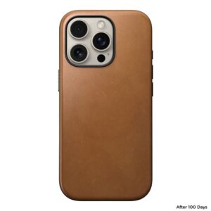 Nomad Modern Leather dėklas, english Tan-C - Apple iPhone 16 Pro - Image 5
