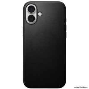 Nomad Modern Leather dėklas, juodos spalvos - Apple iPhone 16 Plus - Image 3