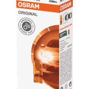 OSRAM Automobilinė lemputė geltona 5W 12V W2.1x9,5D 1vnt
