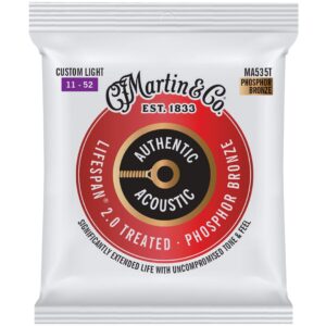 Martin MA535T Custom Light (11-52) - akustinės gitaros stygos