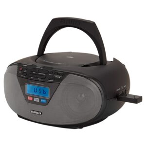 Aiwa BBTU-400BK nešiojamoji stereo sistema Analoginis ir skaitmeninis 6 W FM Juoda MP3 atkūrimas - Image 3