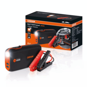 OSRAM ACE akumuliatorius-užvedėjas ličio 13000 mAh,min srovė 300A.max srovė 1500A ,5V 2,4A,9V2.0