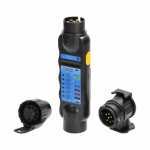 ORNO PRIEKABOS LIZDO TESTERIS + 13/7-PIN ADAPTERIAI 12/24V