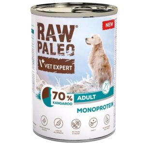 VETEXPERT Raw Paleo Kengūra - drėgnas ėdalas šunims - 400g