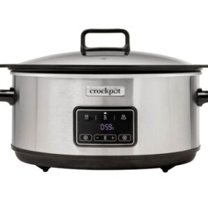 Lėto virimo puodas „Crock-Pot“ CSC112X, 6,5 l (sidabrinis)