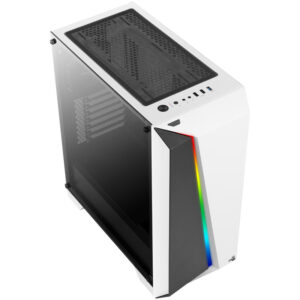 Aerocool Cylon Pro Tempered Glass Mid Tower - White - Image 2