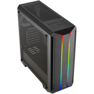 Aerocool Skyline ARGB V1 Mid Tower, acrylic glass - Black - Image 2