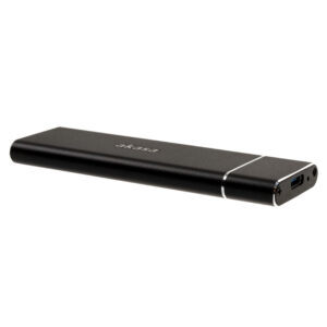 Akasa external USB 3.1 M.2 SSD aluminium case - black - Image 2