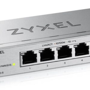 Zyxel GS1200-5V3 Valdomas L2 Gigabit Ethernet (10/100/1000) Desktopas Pilka - Image 2