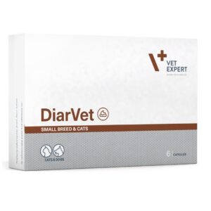 VETEXPERT Diarvet Small breed - papildai šunims ir katėms -  6 tablečių