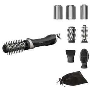 Rowenta Brush Activ UB9540F0 plaukų formavimo šukos Karšto oro šepetys Šiltas Juoda, Sidabras 1000 W