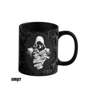 Šilumos atskleidimo puodelis Good Loot Assassin's Creed Black Flag Resynced - Edward Kenway 480 ml Juoda - Image 2