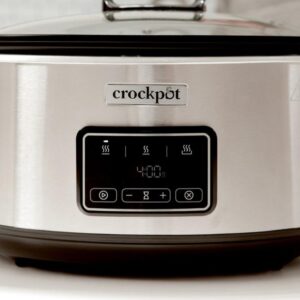 Lėto virimo puodas „Crock-Pot“ CSC112X, 6,5 l (sidabrinis) - Image 2