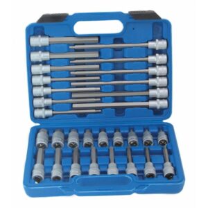 SATRA HEX galvučių rinkinys 1/2" 30 vnt.