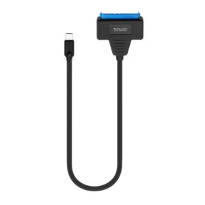 SAVIO AK-69 adapteris USB-C 3.1 Gen 1 (M) - SATA (F), skirtas 2,5 colio diskams - Image 2