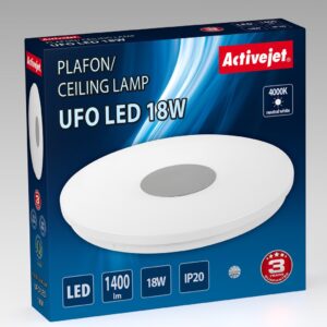 Activejet AJE-UFO 18W lubų šviestuvas Nekeičiama (-os) lemputė (-os) LED G - Image 2