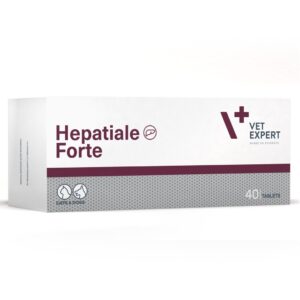 VETEXPERT Hepatiale Forte - papildai šunims ir katėms - 40 tablečių
