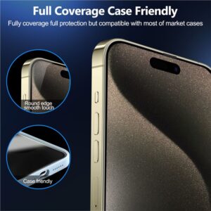 Mobile Origin Privacy Screen Guard iPhone 15 Pro with easy applicator, 2 pack - Image 7