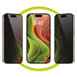 Mobile Origin Screen Guard Privacy with easy applicator, 2 pack - iPhone 17 - Image 5