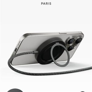 Native Union Snapstand Qi2 wireless charger, black - Image 4