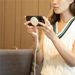 Native Union Snapstand Qi2 wireless charger, sandstone - Image 3