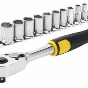 STANLEY RAKTŲ RINKINYS 11 vnt. 1/2" + REKETAS