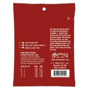 Martin M160 Classical Hard Tension (28-43) - klasikinės gitaros stygos - Image 2