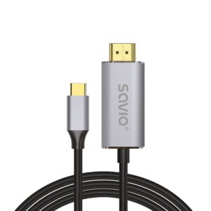 Savio USB kabelis USB 3.2 Gen 2 (3.1 Gen 2) 2 m USB C USB-C/HDMI