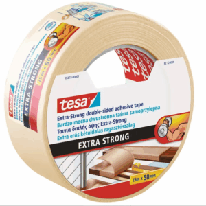 TESA DVIPUSĖ JUOSTA 25m x 50mm EXTRA STRONG