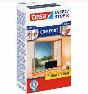 TESA TINKLELIS NUO UODŲ LANGAMS JUODAS 1,3 x 1,5 m COMFORT