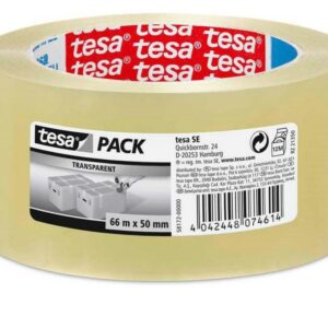 TESA PAKAVIMO JUOSTA STANDARD 66m x 48mm SKAIDRI
