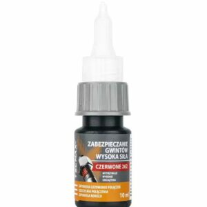 TECMAXX PRIEMONĖ SRIEGIMS FIKSUOTI RAUDONA - NUOLATINĖ 10ml LUZ - Image 1