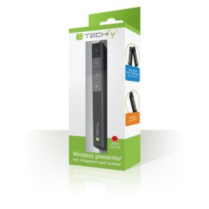Techly ITC-LASER26 belaidis valdymo pultas pristatymams RF Juoda - Image 2