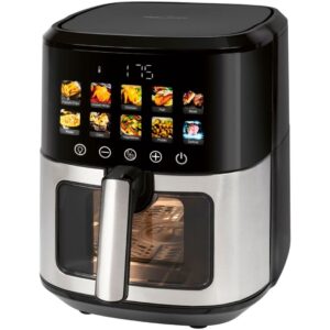 ProfiCook PC-FR 1286 H gruzdintuvė Vienas 6,5 L Autonominės 1700 W Karšto oro gruzdintuvė Juoda, Nerūdijančiojo plieno