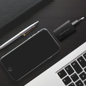 Qoltec 50766 mobiliojo įrenginio kroviklis Knyginis kompiuteris, Nešiojama žaidimų konsolė, Išorinė baterija, Išmanusis telefonas, Išmanusis laikrodis, Planšetinis kompiuteris Juoda AC Spartusis įkrovimas Vidaus - Image 2
