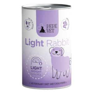 PAKA ZWIERZAKA Pepe Vet Light Rabbit - drėgnas ėdalas šunims - 400g