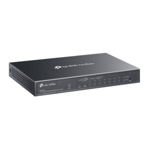 TP-Link Omada ES210GMP tinklo komutatorius Valdomas Gigabit Ethernet (10/100/1000) Maitinimas per Eternetą (PoE) Juoda - Image 3