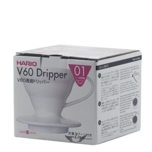 Keraminis „Drip“ V60-01 HARIO, baltas - Image 2
