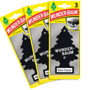 WUNDER-BAUM TREE oro gaiviklis "BLACK CLASSIC" komplektas 3vnt
