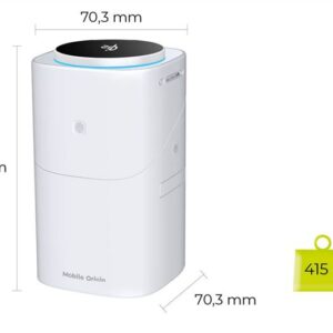 Mobile Origin 3in1 Wireless Charging Qi2 Station PW11, white - Image 3