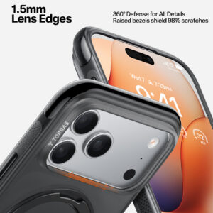 Torras Ostand O Air, obsidian black - Apple iPhone 17 Pro - Image 7