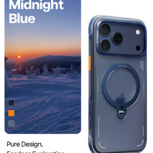 Torras Ostand Q3 Air, deep blue- Apple iPhone 17 Pro Max - Image 3