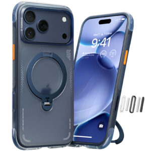 Torras Ostand Q3 Air, deep blue- Apple iPhone 17 Pro Max - Image 4
