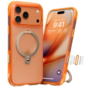 Torras Ostand Q3 Air, horizon orange - Apple iPhone 17 Pro
