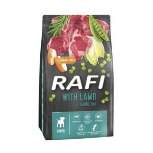 RAFI Junior with lamb - sausas maistas šunims - 3kg
