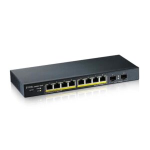 Zyxel GS1900-10HP Valdomas L2 Gigabit Ethernet (10/100/1000) Maitinimas per Eternetą (PoE) Juoda - Image 2