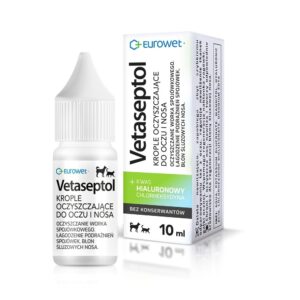 EUROWET Vetaseptol - reinigende druppels voor ogen en neus voor honden en katten - 10 ml