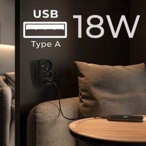 Maitinimo lizdas x2 + 4xUSB Maclean, skirstytuvas su 2 lizdais, 2xUSB A, 2xUSB C PD 20 W, 1x16 A + 1x6 A, MCE249 F/B - Image 3