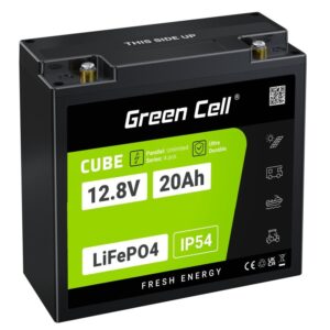 Green Cell LFPGC12V20AH UPS akumuliatorius Ličio geležies fosfatas (LiFePO4) 12,8 V 20 Ah